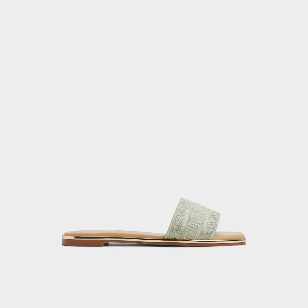 Aldo | Oceania Other Green Women's Flats - Slide sandal