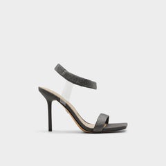 Aldo | Rosy Dark Grey Women's Strappy sandals - Strappy heeled sandal