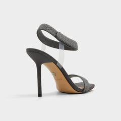 Aldo | Rosy Dark Grey Women's Strappy sandals - Strappy heeled sandal