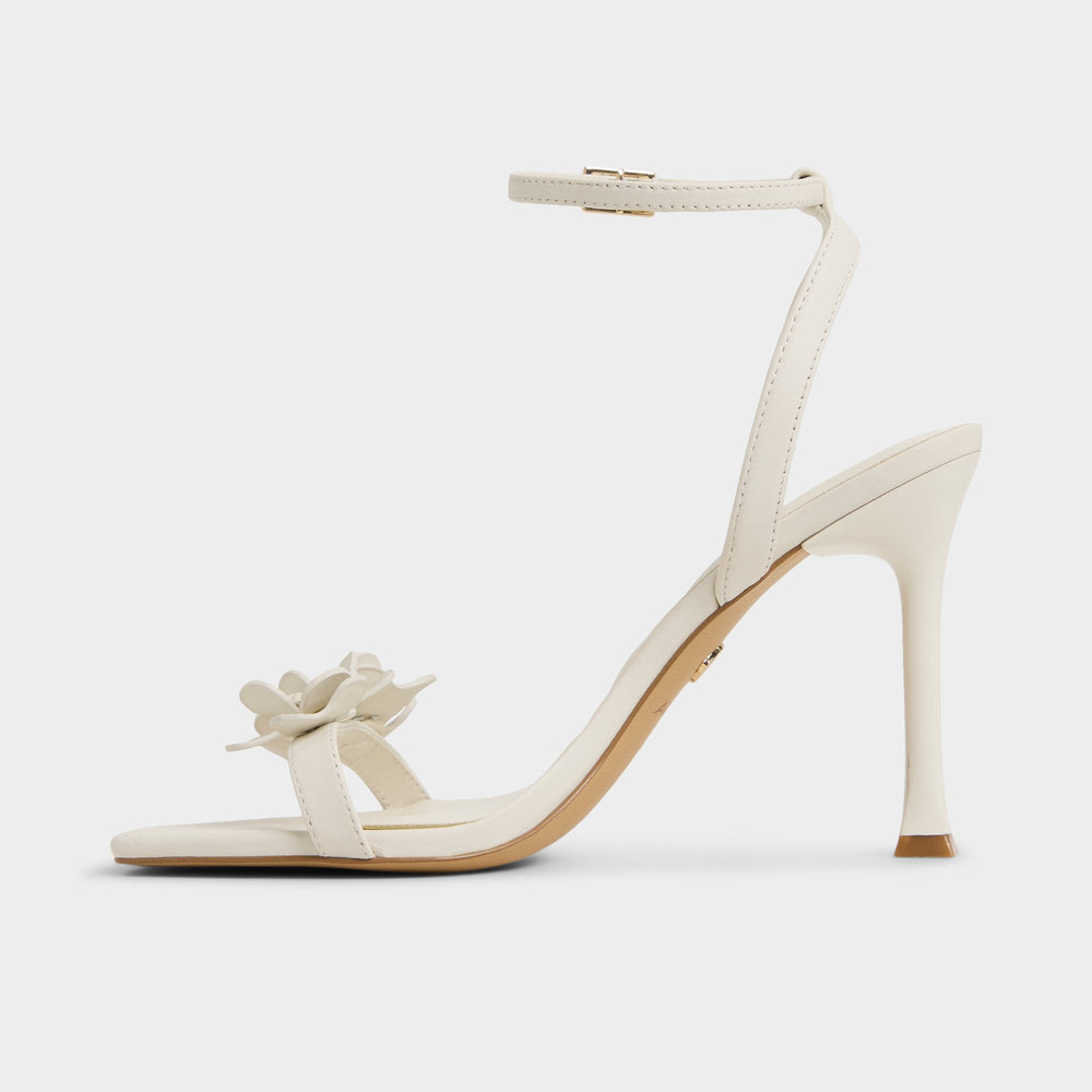 Aldo | Daisylily White/Bone Women's Heeled sandals - Strappy heeled sandal, Stiletto heel