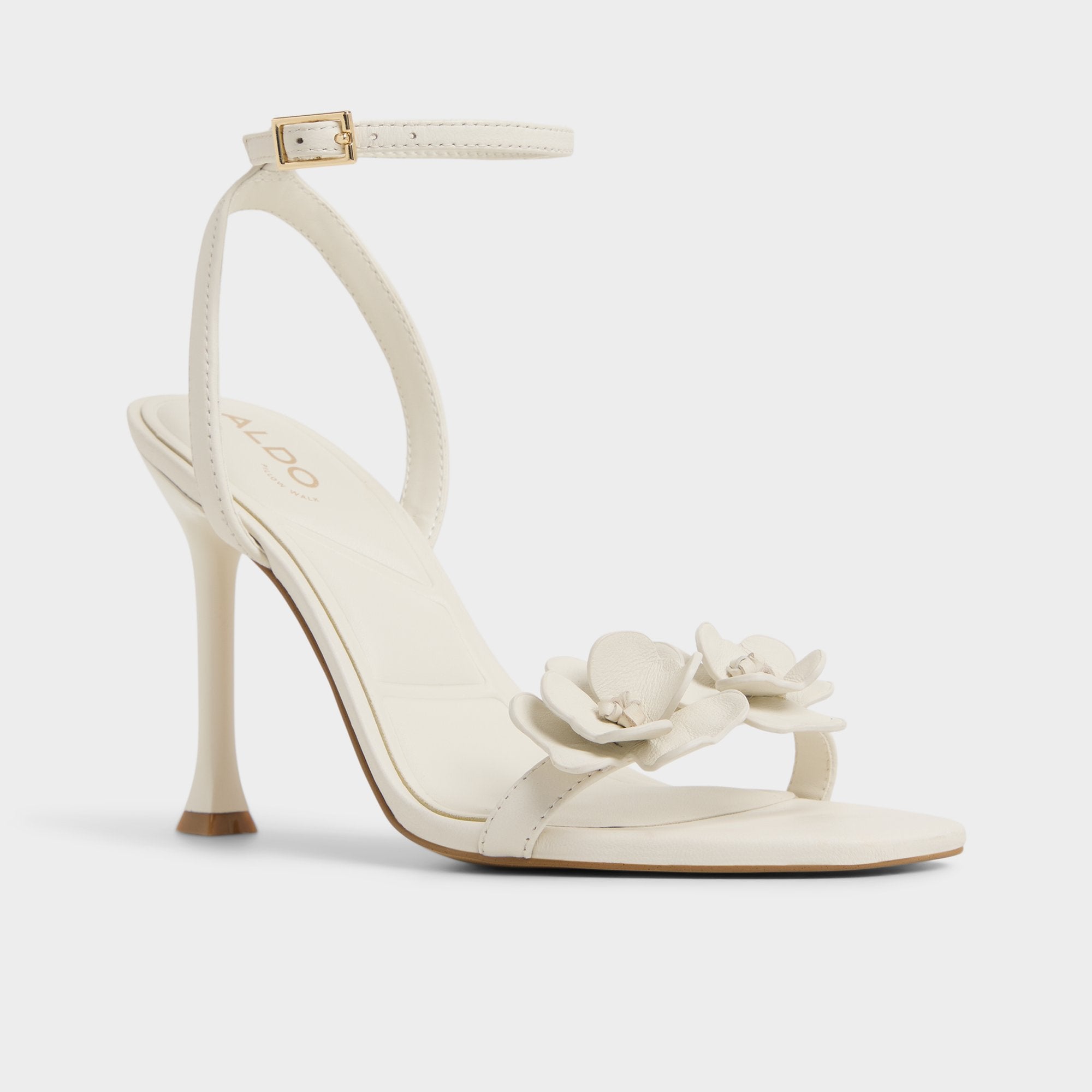 Aldo | Daisylily White/Bone Women's Heeled sandals - Strappy heeled sandal, Stiletto heel