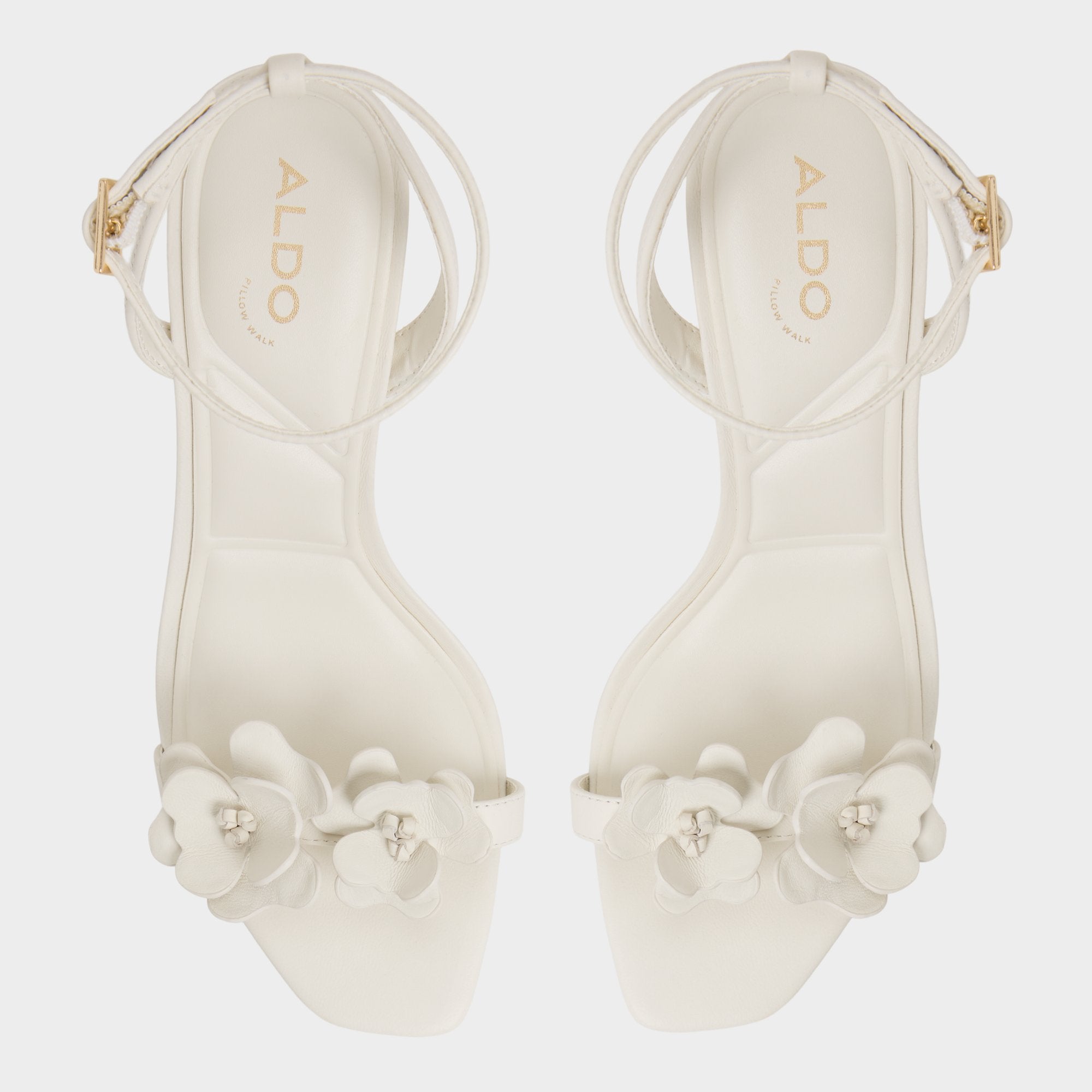 Aldo | Daisylily White/Bone Women's Heeled sandals - Strappy heeled sandal, Stiletto heel
