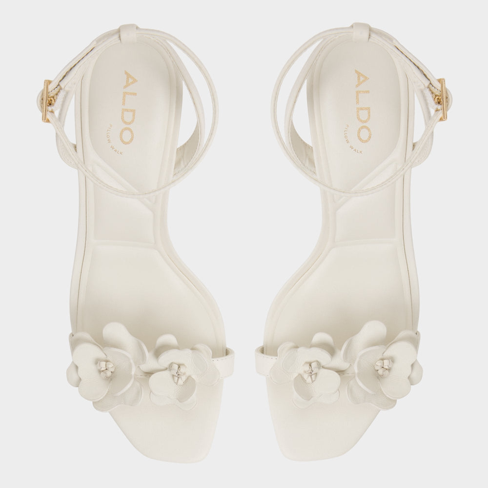 Aldo | Daisylily White/Bone Women's Heeled sandals - Strappy heeled sandal, Stiletto heel