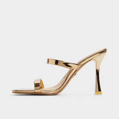 Aldo | Evalyn in Gold - Strappy heeled sandal, Stiletto heel