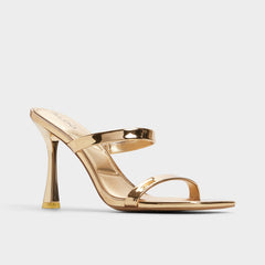 Aldo | Evalyn in Gold - Strappy heeled sandal, Stiletto heel
