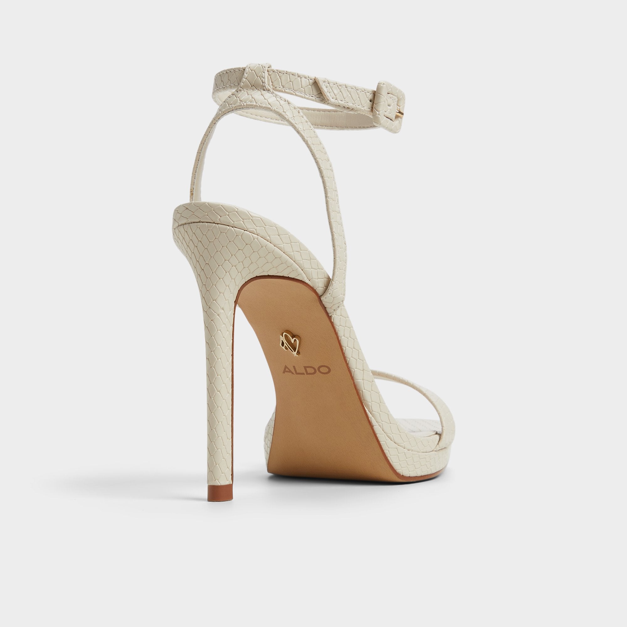 Aldo | Kaathy Light Brown Women's Strappy Heels - Strappy heeled sandal