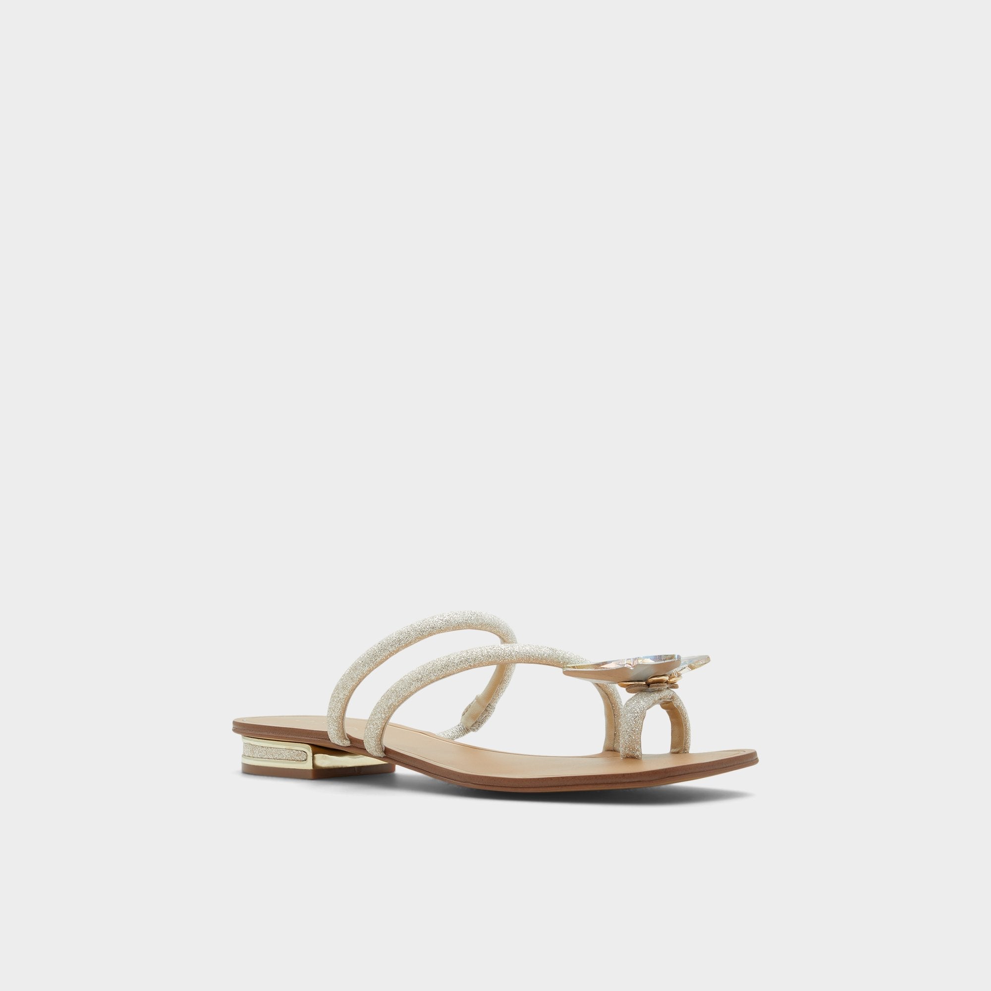 Aldo | Garberia Silver Women's Flats - Flip flop