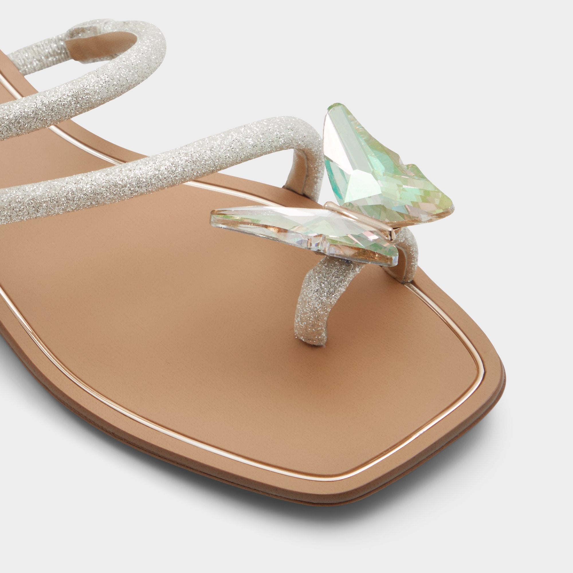 Aldo | Garberia Silver Women's Flats - Flip flop