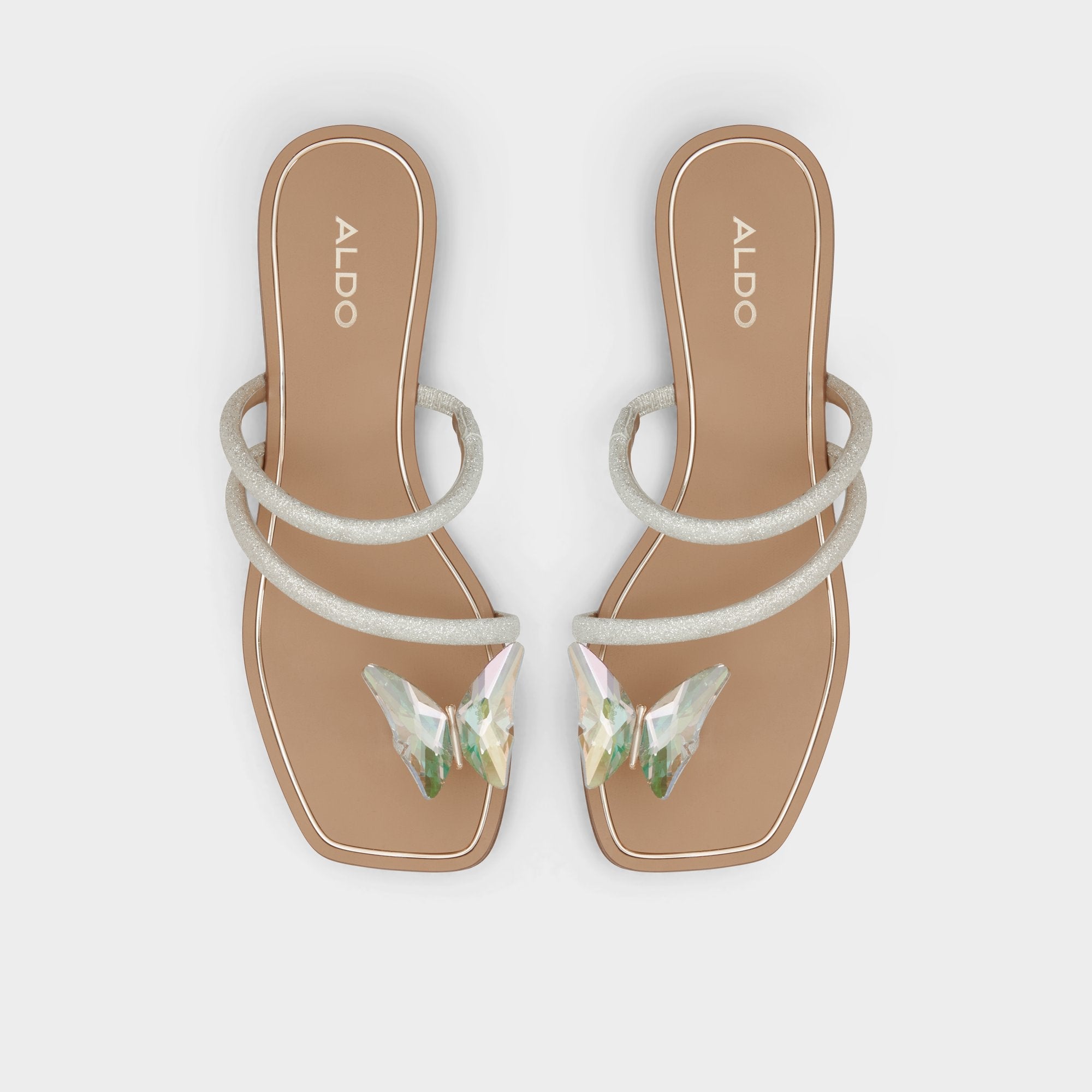 Aldo | Garberia Silver Women's Flats - Flip flop