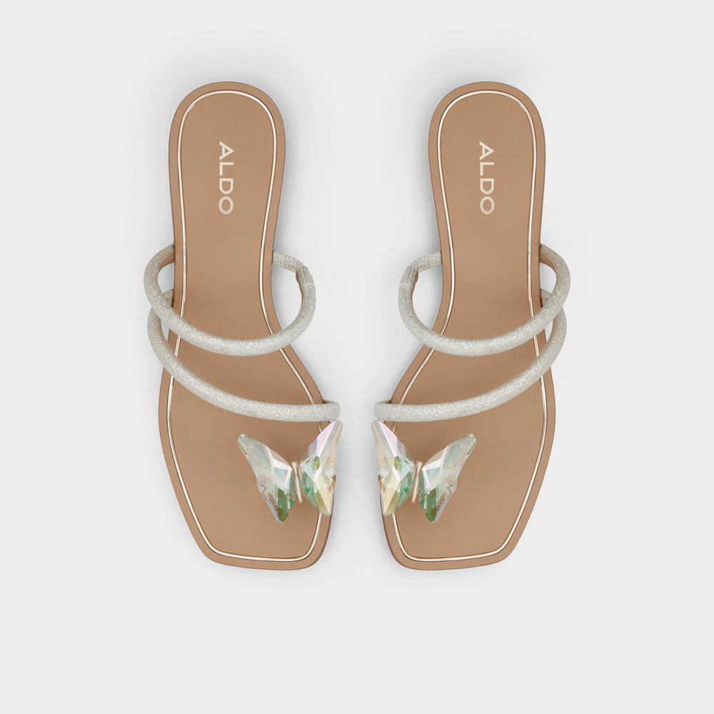 Aldo | Garberia Silver Women's Flats - Flip flop