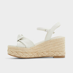 Aldo | Annamarie White Women's Wedges - Wedge sandal, Wedge heel