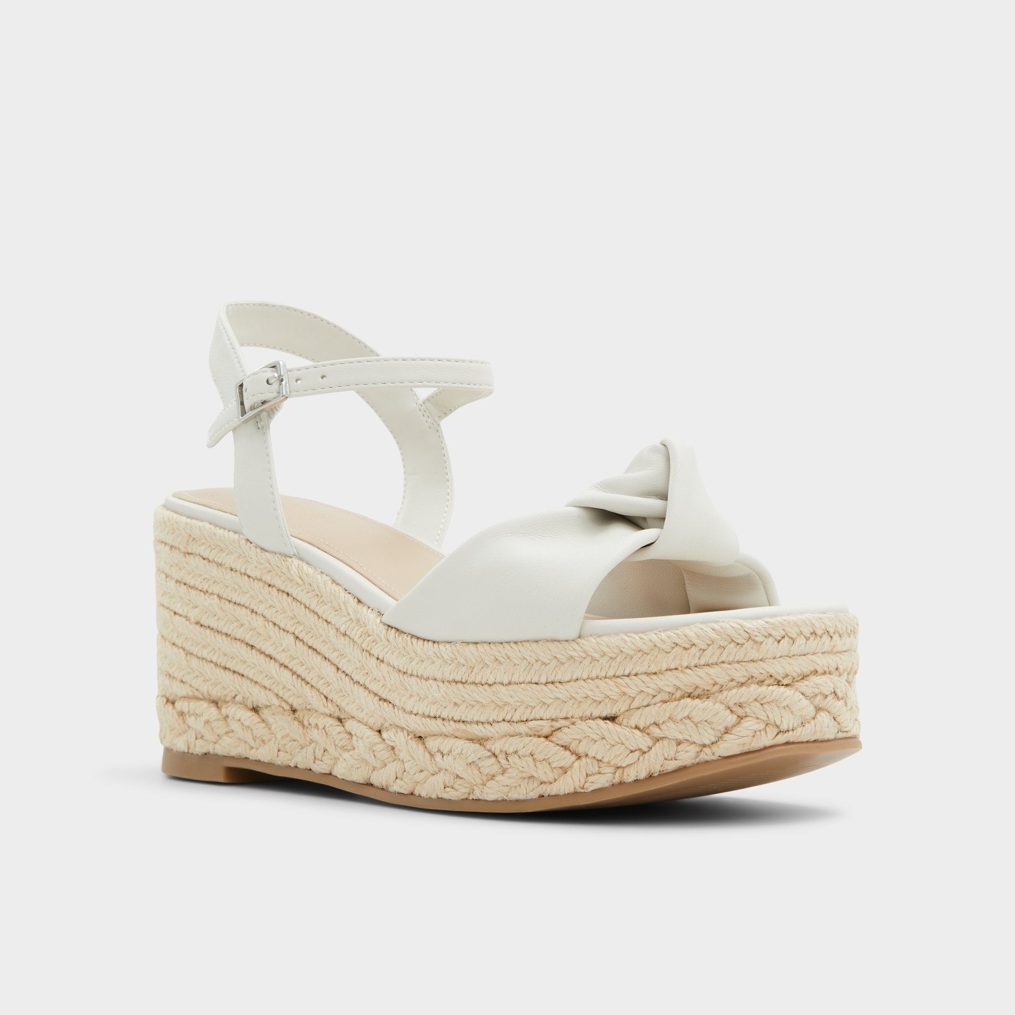 Aldo | Annamarie White Women's Wedges - Wedge sandal, Wedge heel