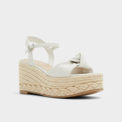 Aldo | Annamarie White Women's Wedges - Wedge sandal, Wedge heel