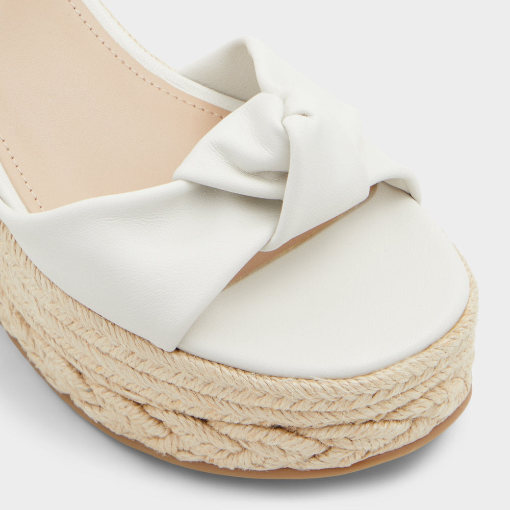Aldo | Annamarie White Women's Wedges - Wedge sandal, Wedge heel