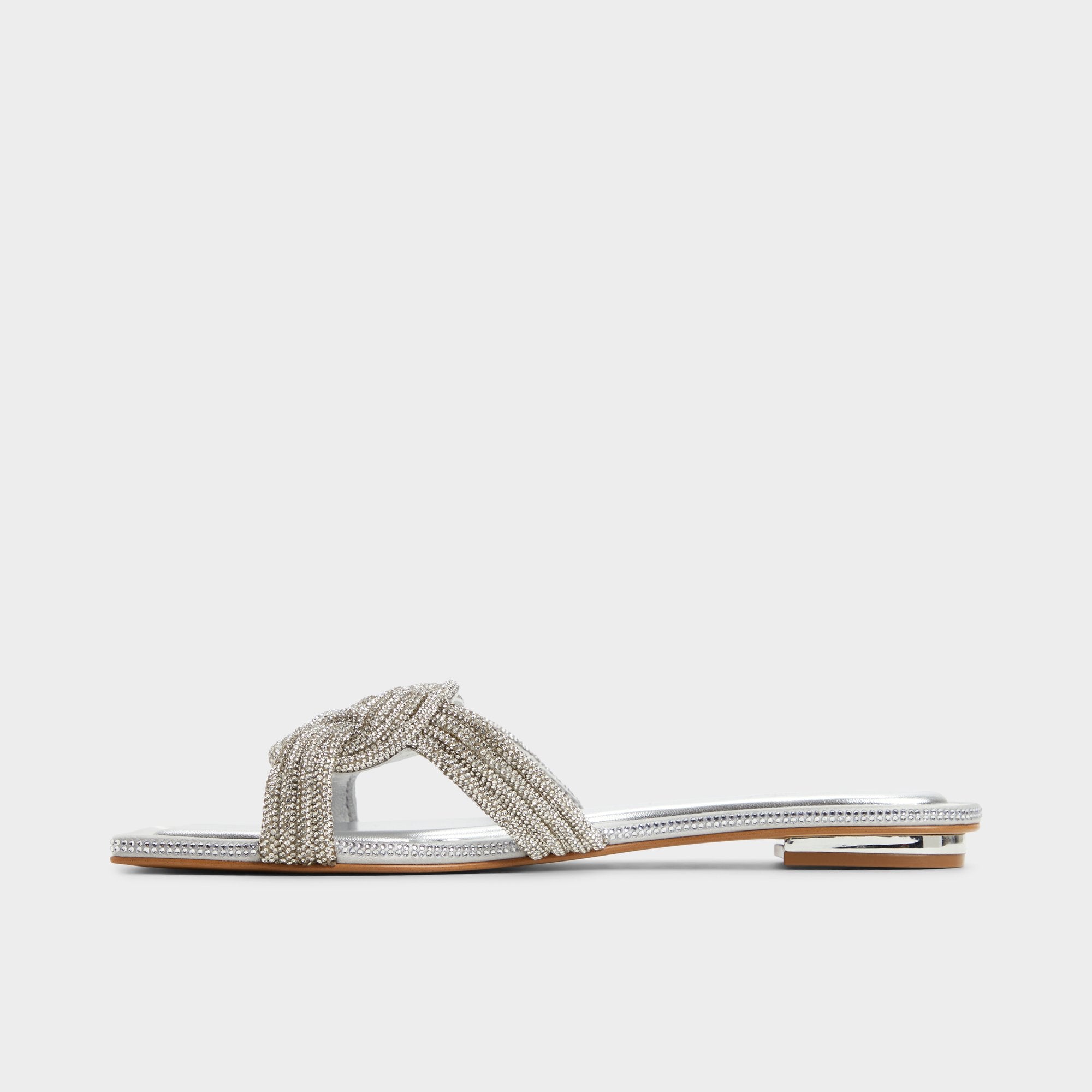 Aldo | Karlina Silver Women's Iridescent metallics - Slide sandal