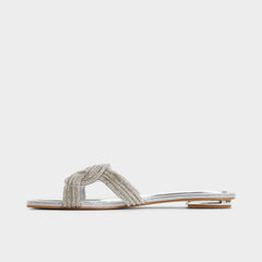 Aldo | Karlina Silver Women's Iridescent metallics - Slide sandal