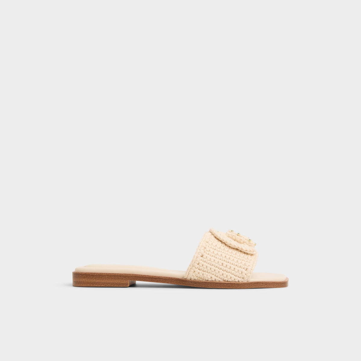 Aldo | Sabbia Light Beige Women's Flats - Slide sandal