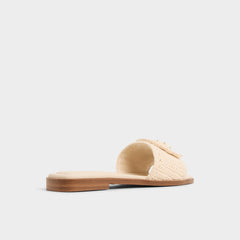 Aldo | Sabbia Light Beige Women's Flats - Slide sandal