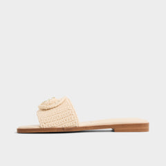 Aldo | Sabbia Light Beige Women's Flats - Slide sandal
