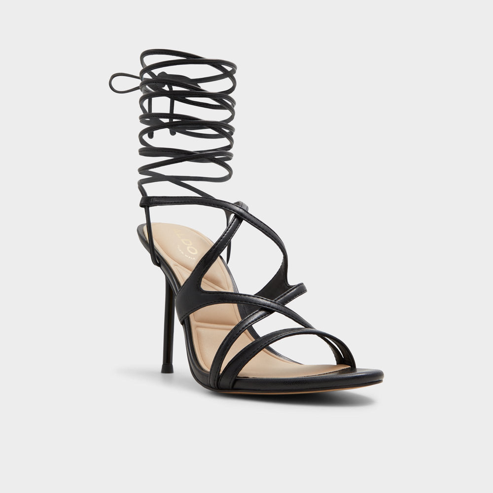 Aldo | Marylou Black Women's Strappy sandals - Strappy heeled sandal