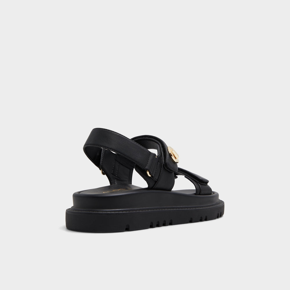 Aldo | Linette Black Women's Footbed sandals - Footbed sandal, Footbed sandal
