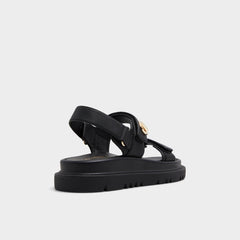Aldo | Linette Black Women's Footbed sandals - Footbed sandal, Footbed sandal