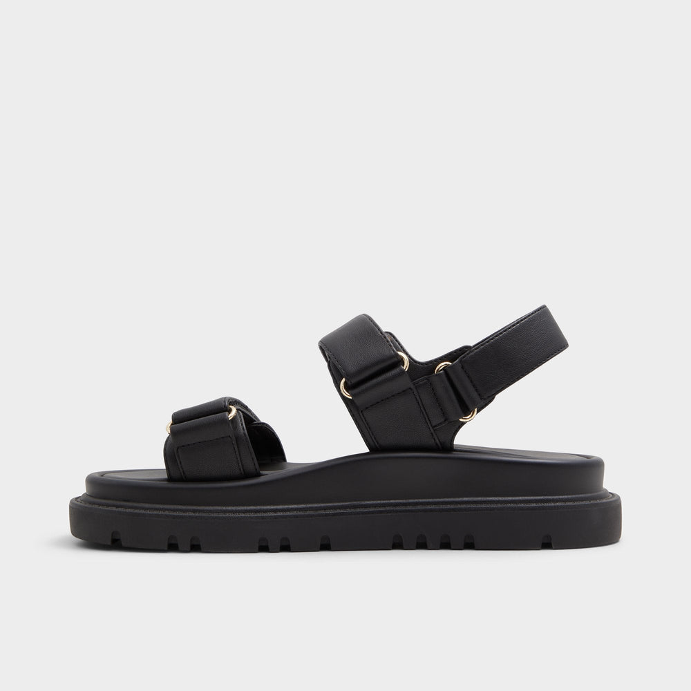 Aldo | Linette Black Women's Footbed sandals - Footbed sandal, Footbed sandal