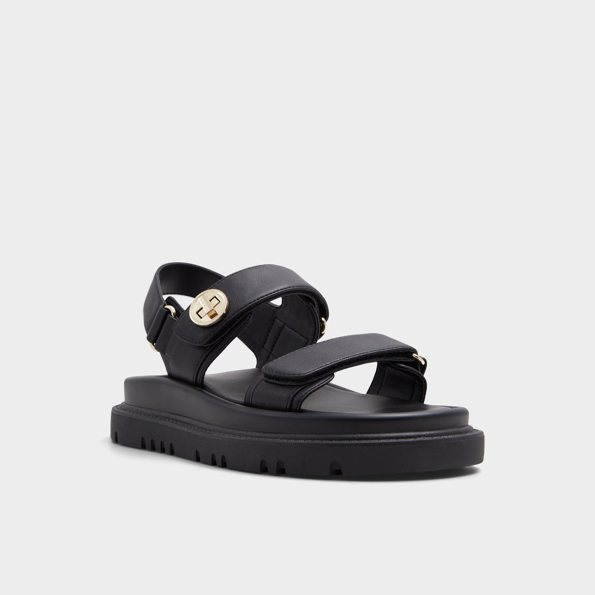 Aldo | Linette Black Women's Footbed sandals - Footbed sandal, Footbed sandal