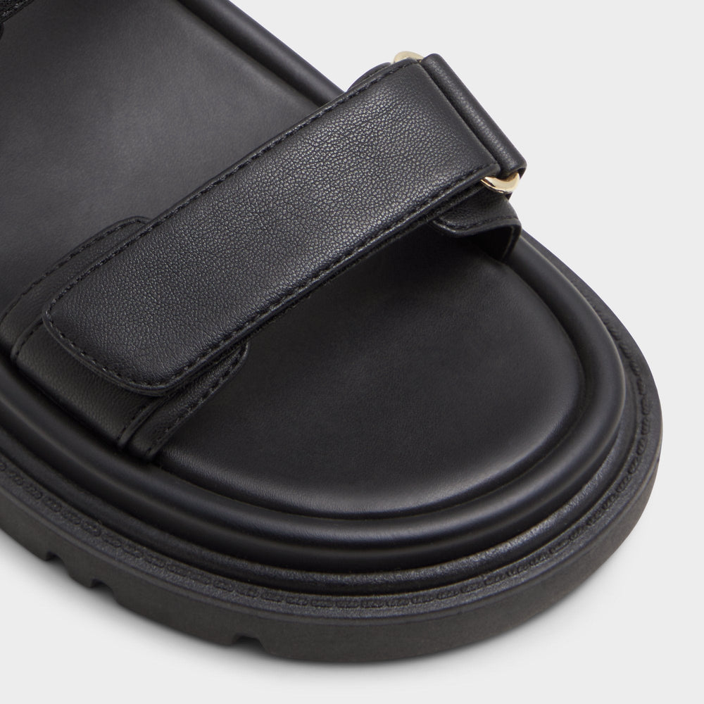 Aldo | Linette Black Women's Footbed sandals - Footbed sandal, Footbed sandal
