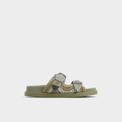 Aldo | Bohodream Khaki Women's Footbed sandals - Footbed sandal