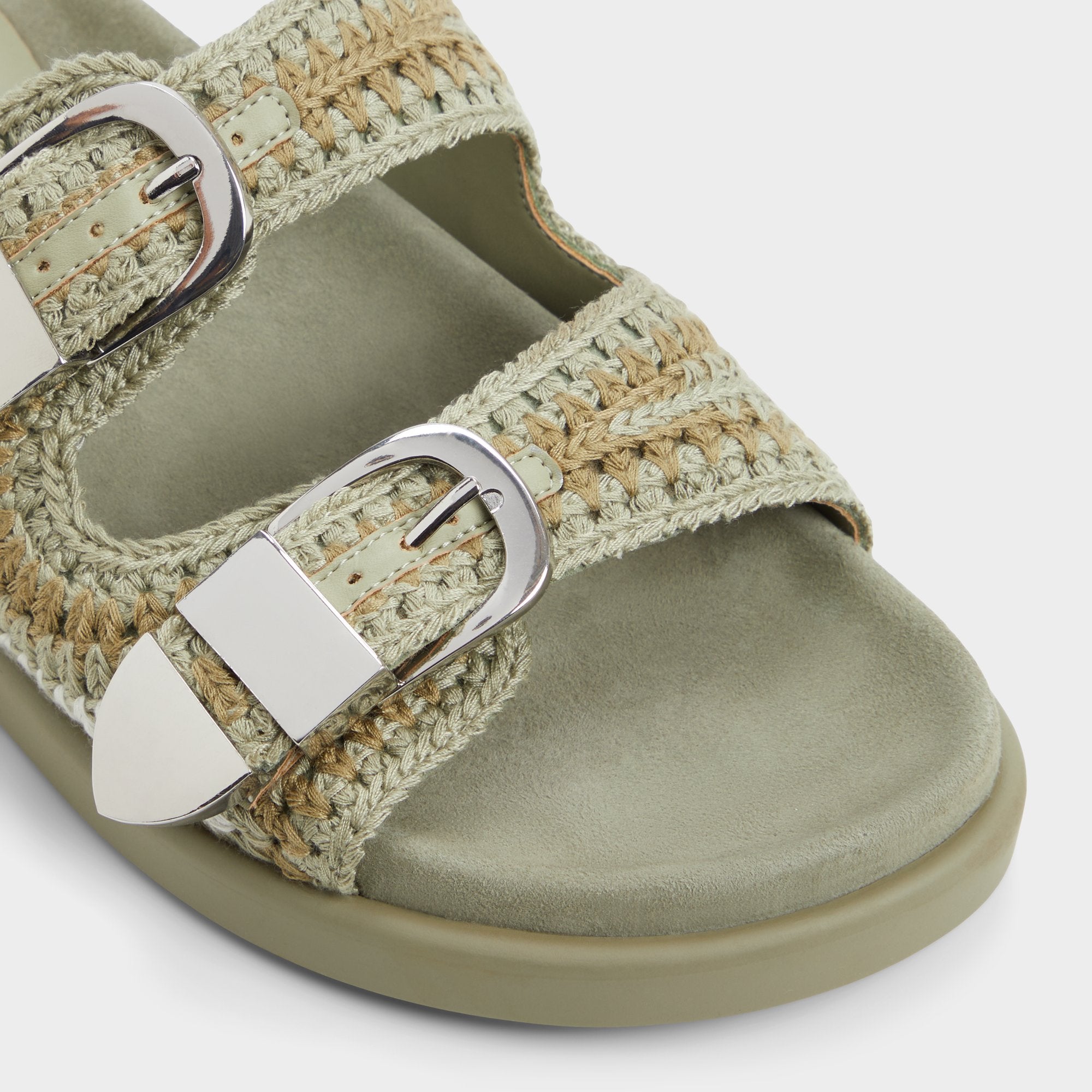 Aldo | Bohodream Khaki Women's Footbed sandals - Footbed sandal