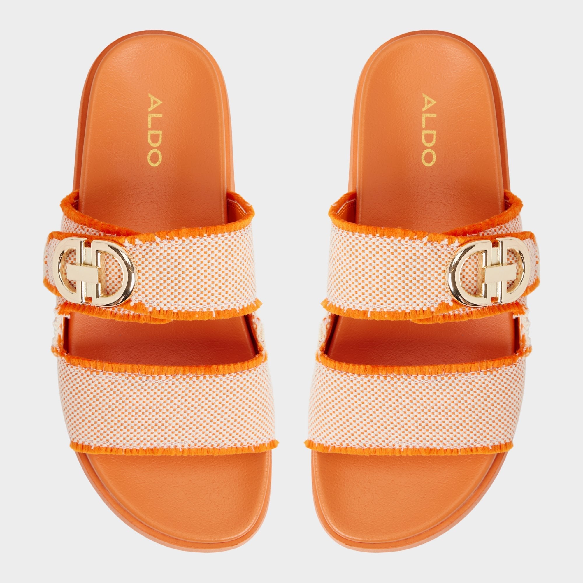 Aldo | Daisymae Orange Women's Footbed sandals -