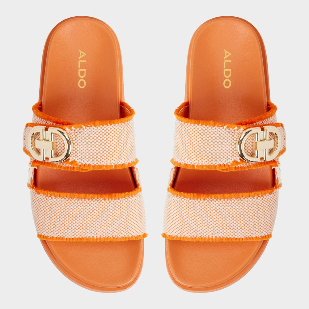Aldo | Daisymae Orange Women's Footbed sandals -