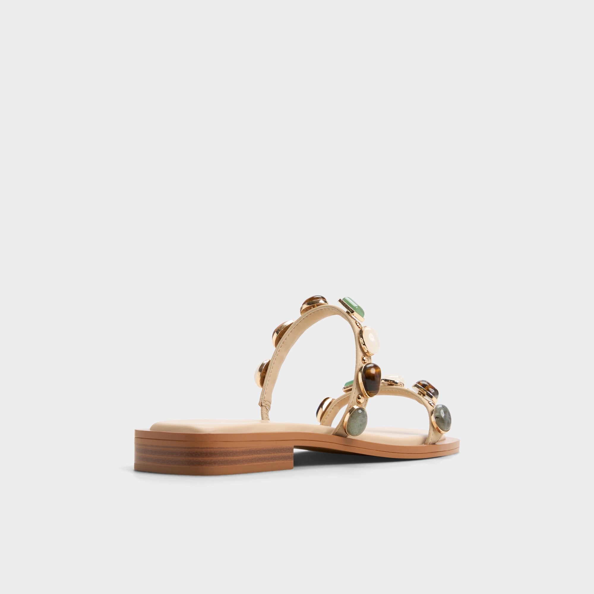 Aldo | Sapphira Medium Beige Women's Flats - Strappy flat sandal