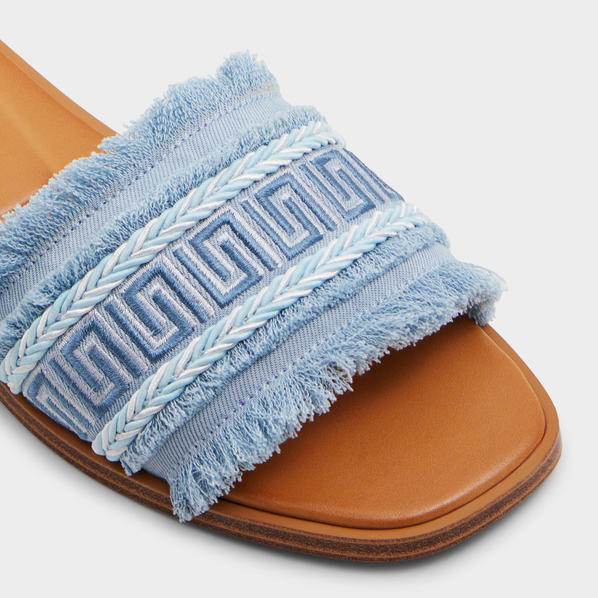 Aldo | Nalani Medium Blue Women's Flats - Slide sandal