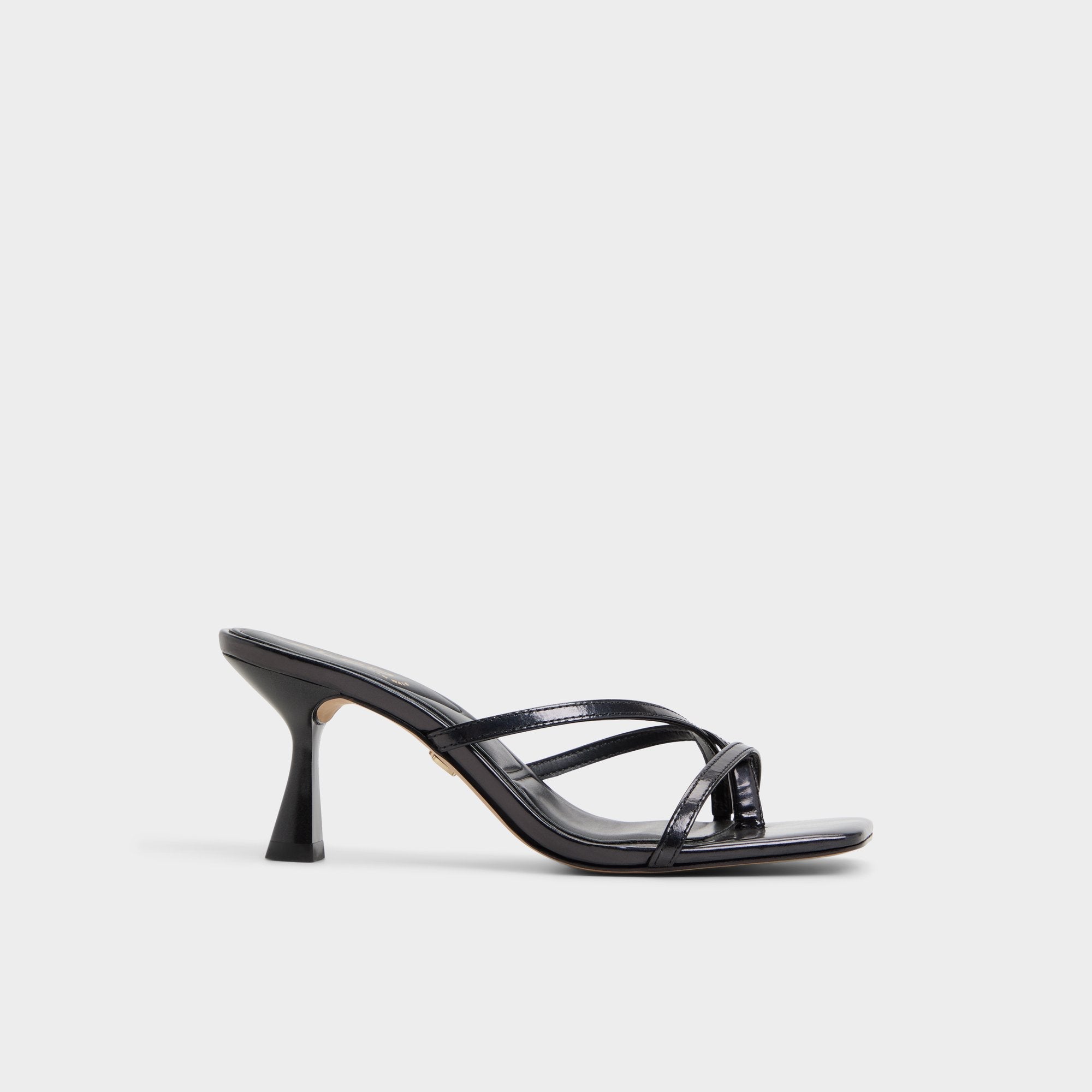 Aldo | Calypsa Black Women's Animal Prints - Strappy heeled sandal, Block heel