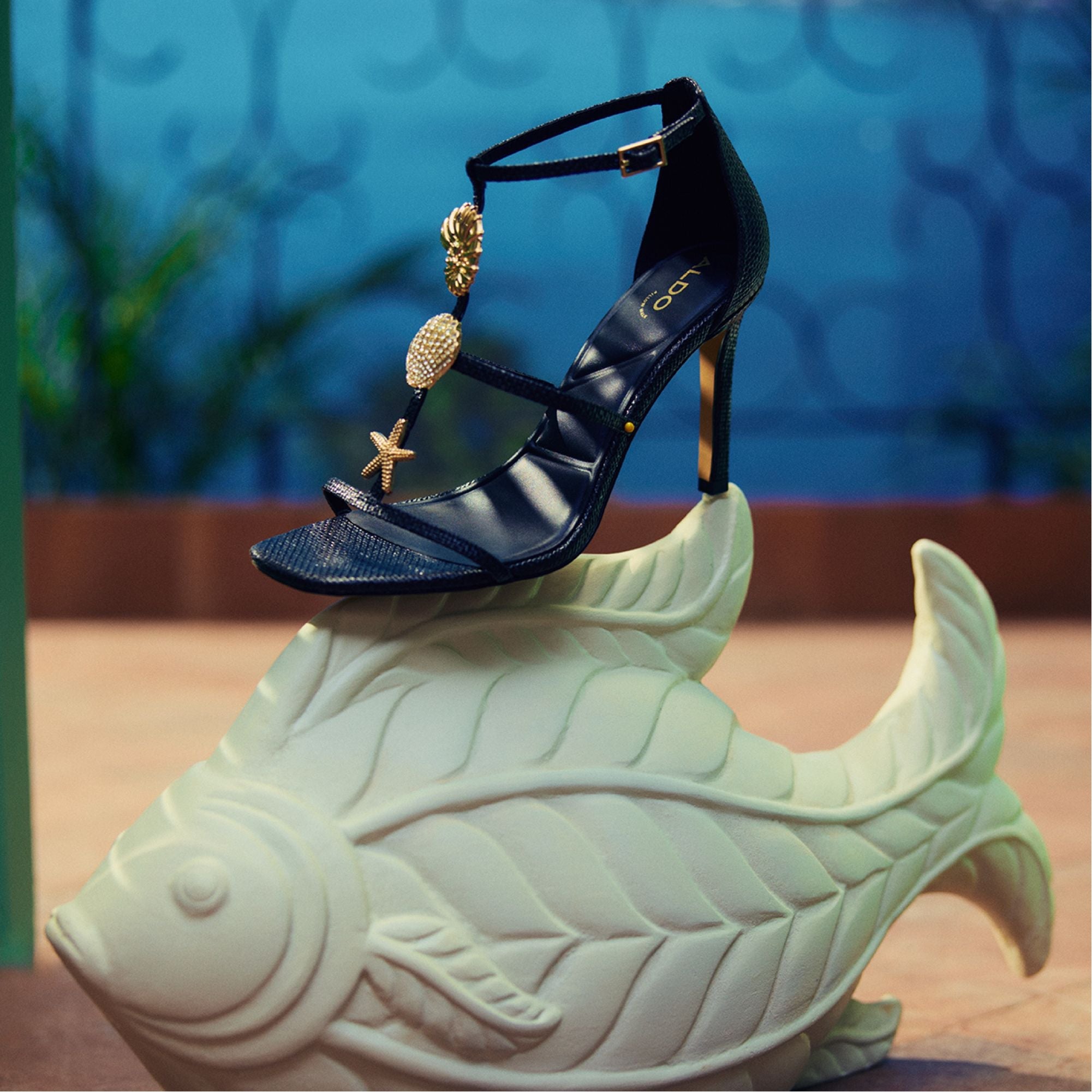 Aldo | Summerdate Black Women's Strappy sandals - Strappy heeled sandal