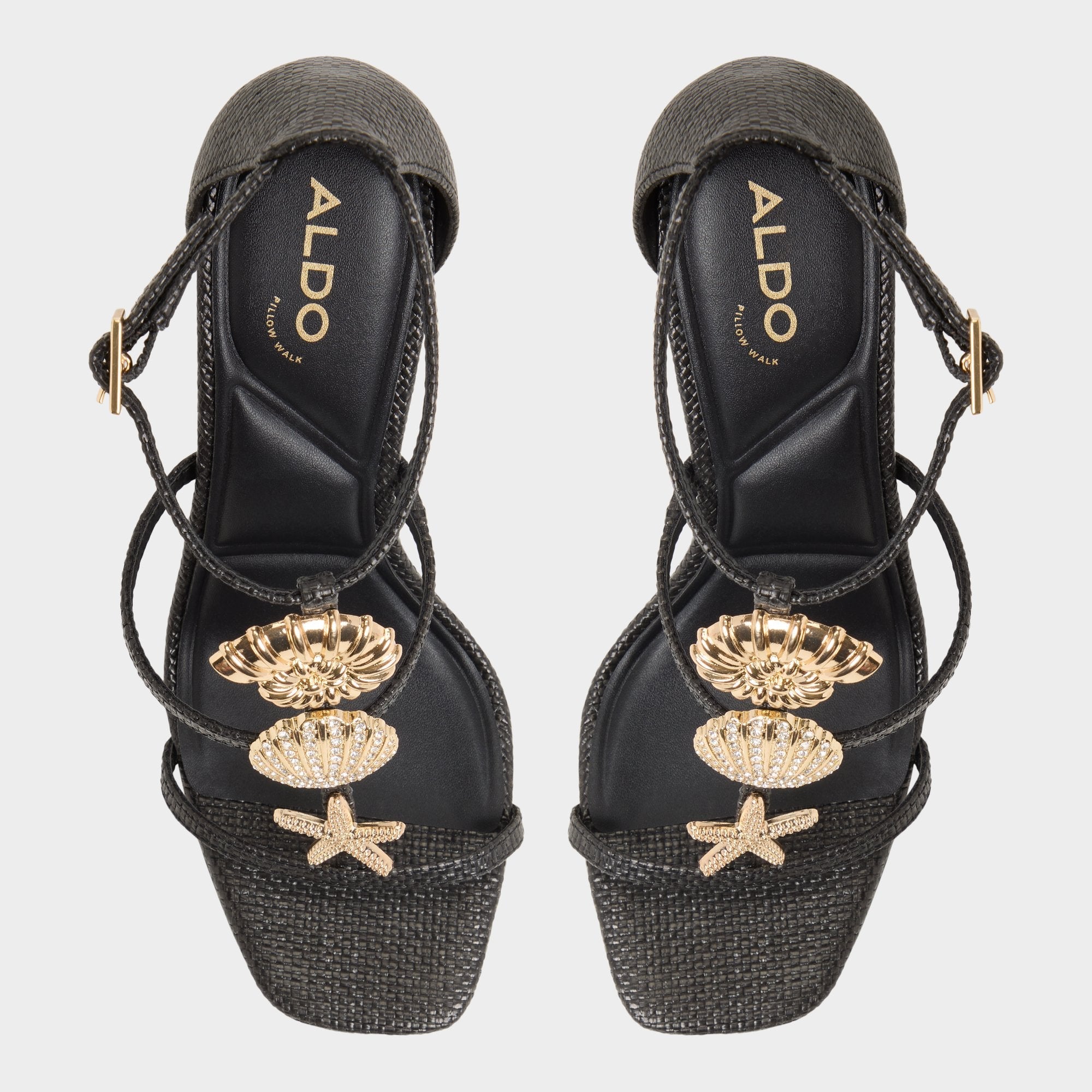 Aldo | Summerdate Black Women's Strappy sandals - Strappy heeled sandal