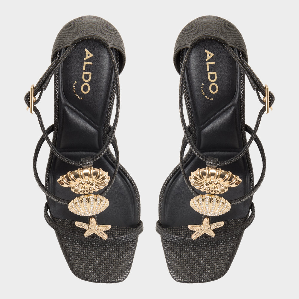 Aldo | Summerdate Black Women's Strappy sandals - Strappy heeled sandal