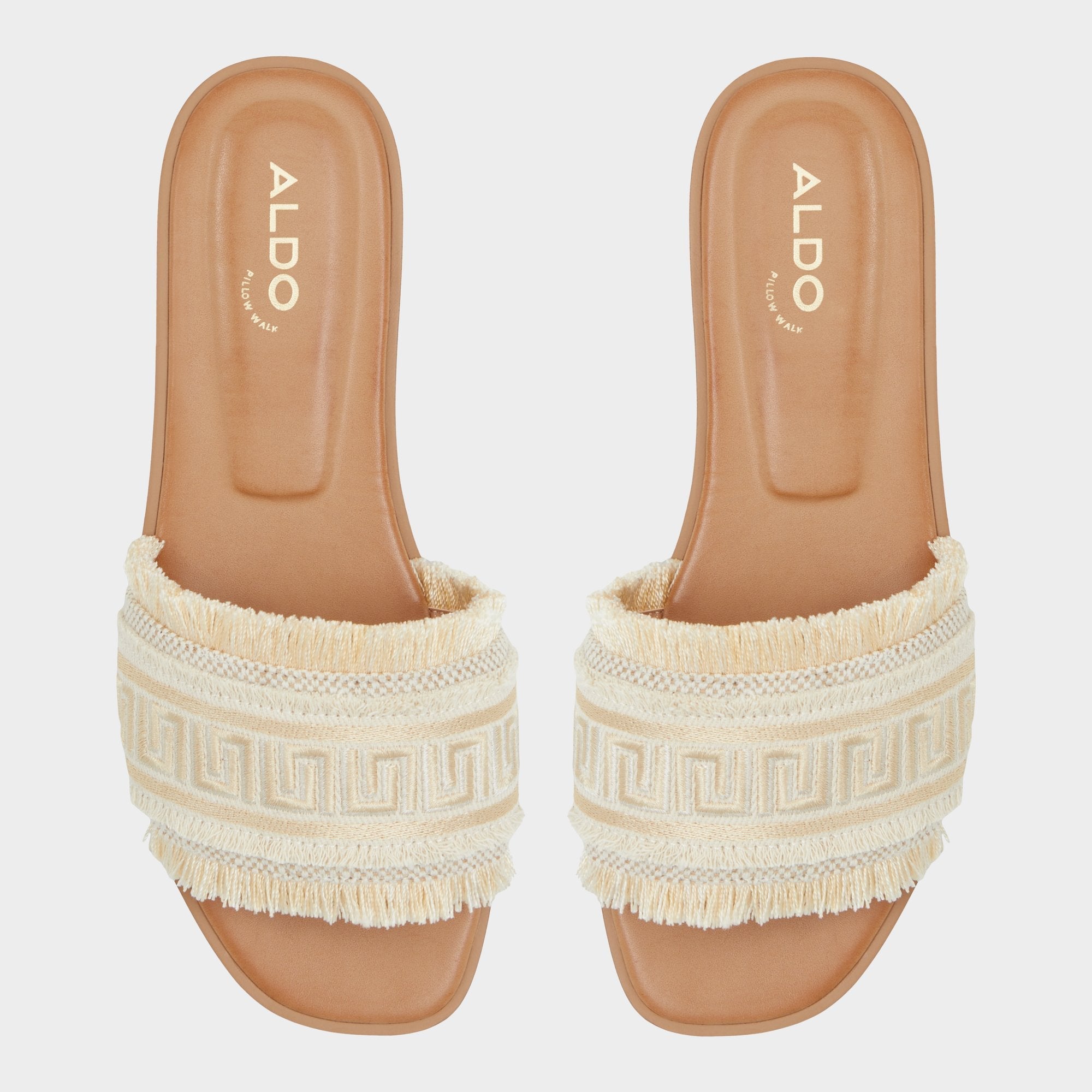 Aldo | Nalani Gold Women's Flats - Slide sandal