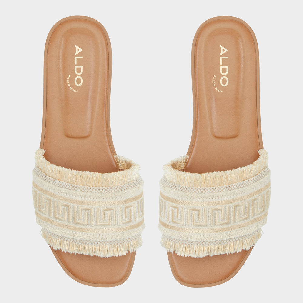Aldo | Nalani Gold Women's Flats - Slide sandal
