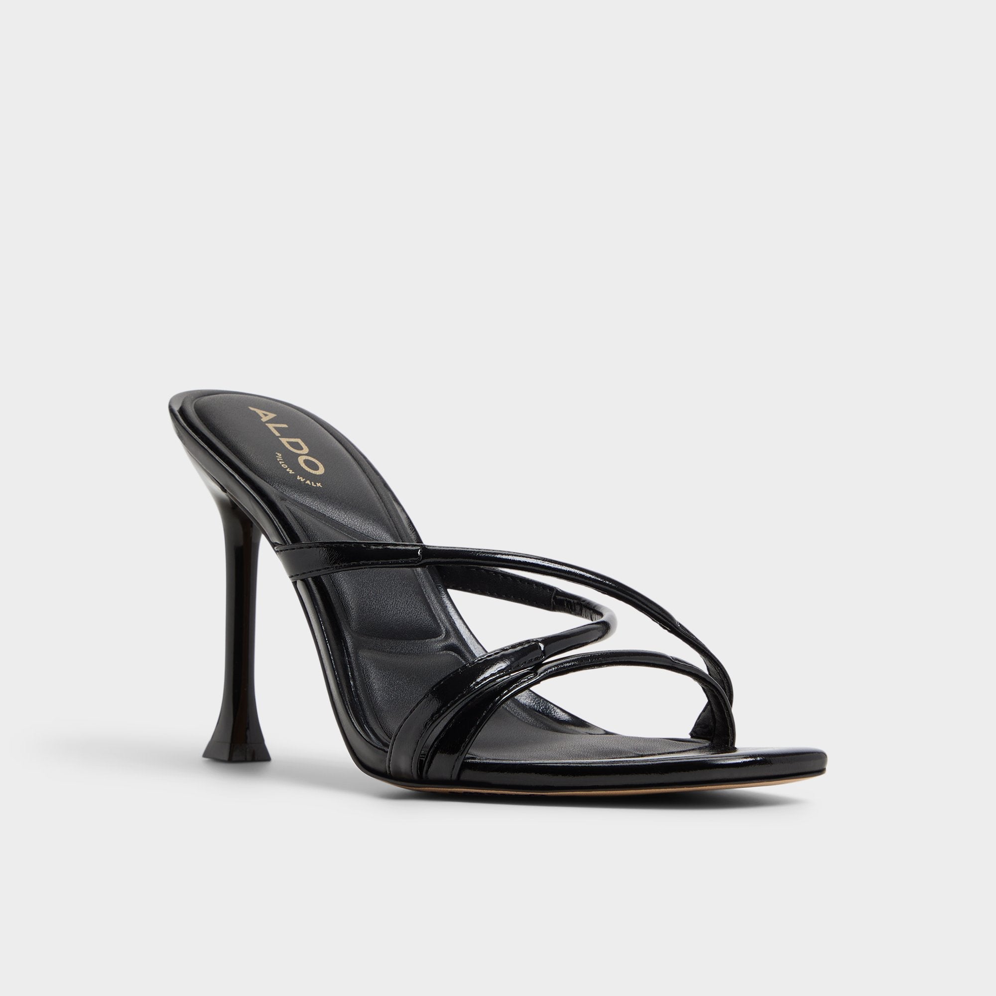 Aldo | Velaia Black Women's Heeled mules - Heeled mule, Stiletto heel
