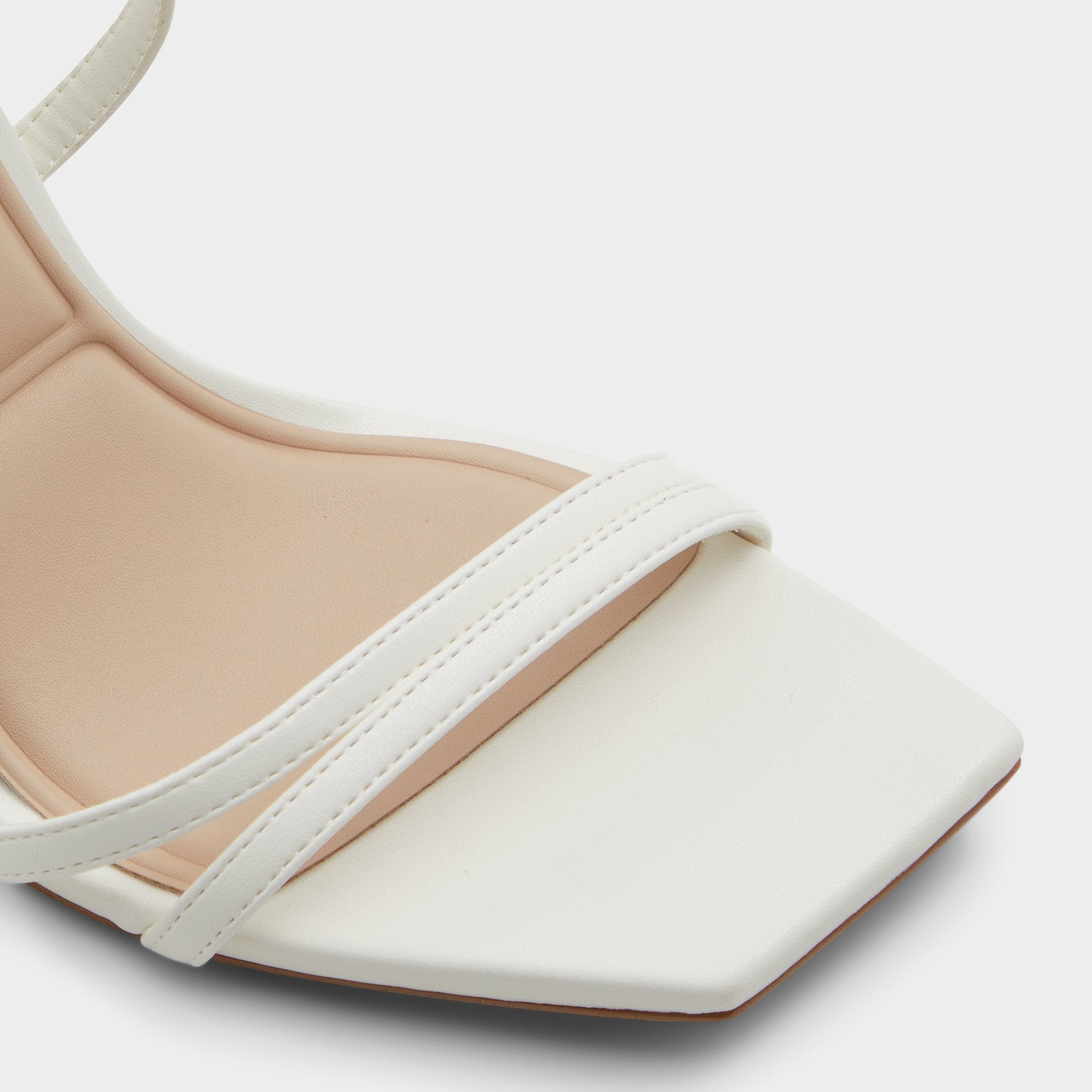 Aldo | Phaedra in White - Strappy stiletto sandal, Stiletto heel