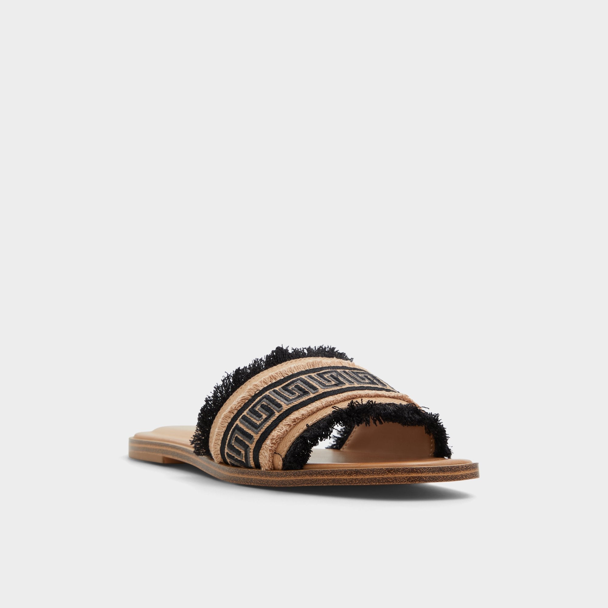 Aldo | Nalani Open Black Women's Flats - Slide sandal