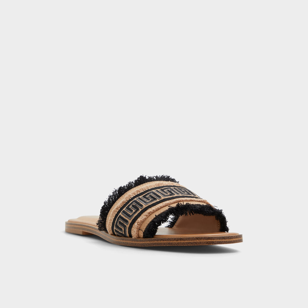 Aldo | Nalani Open Black Women's Flats - Slide sandal