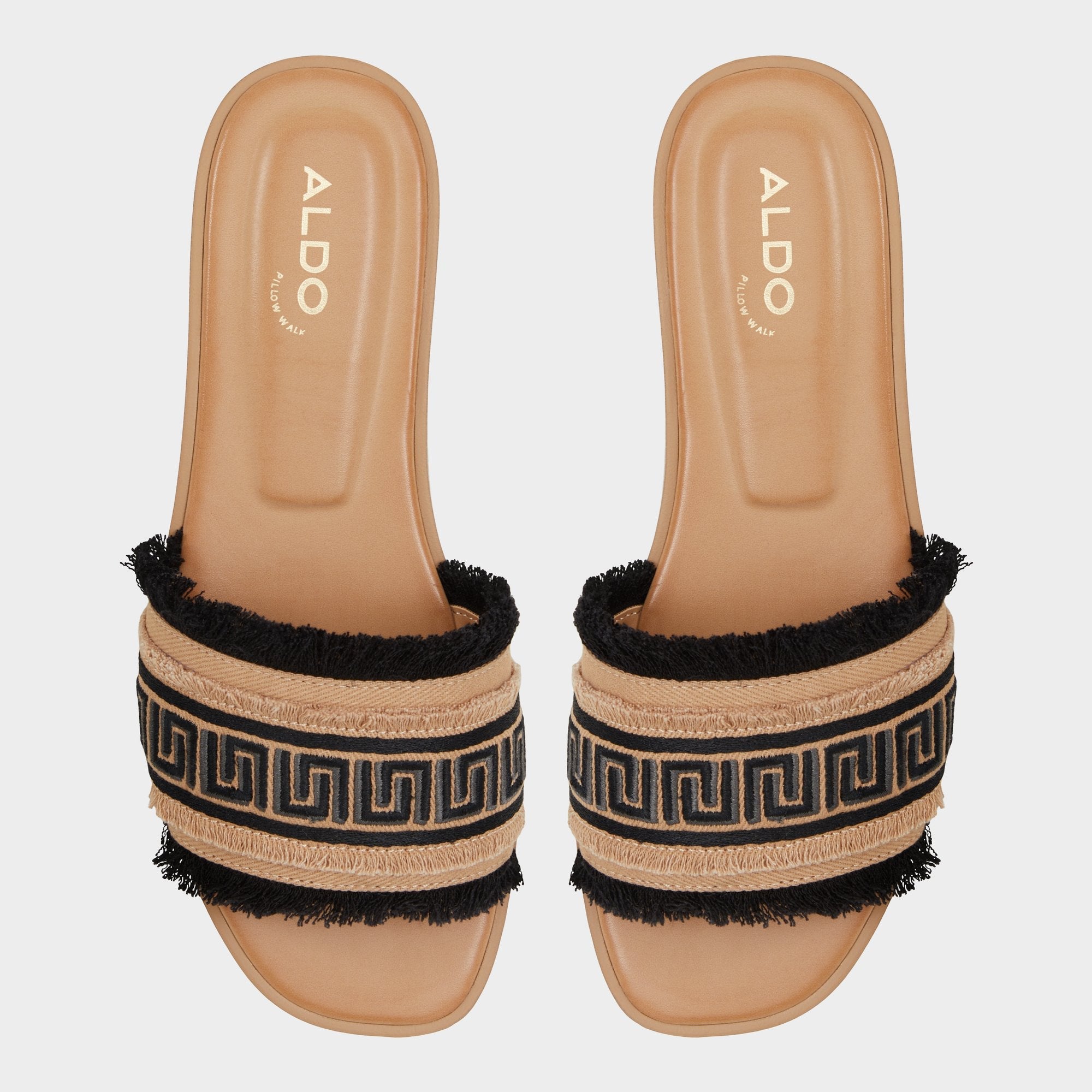 Aldo | Nalani Open Black Women's Flats - Slide sandal