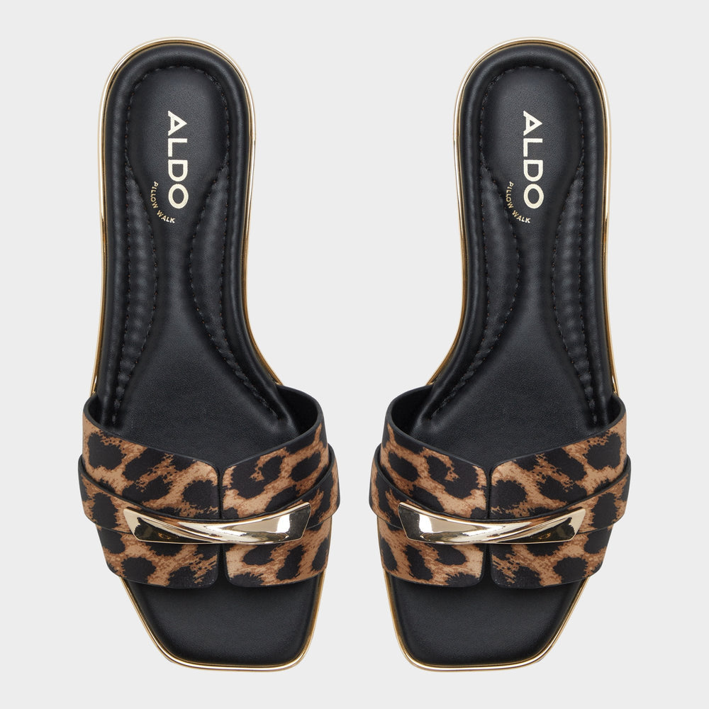 Aldo | Darlina Brown Multi Women's Flats - Slide sandal