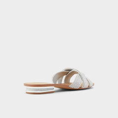 Aldo | Coredith Silver Women's Flats - Slide sandal