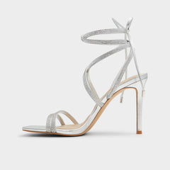 Aldo | Phaedra in Silver - Strappy stiletto sandal