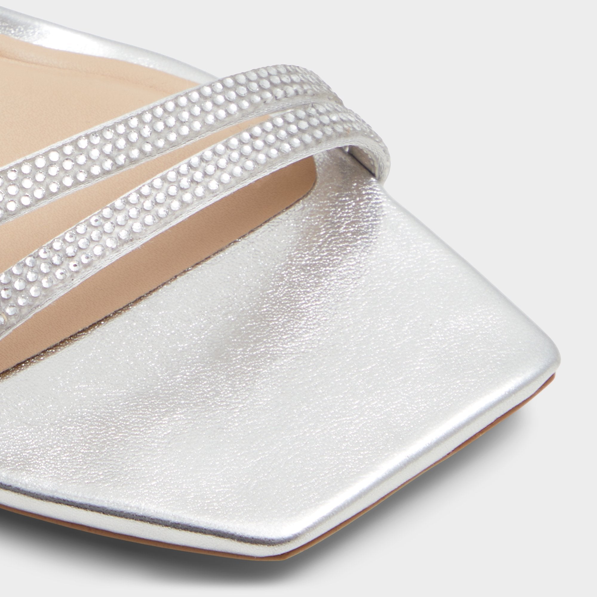 Aldo | Phaedra in Silver - Strappy stiletto sandal